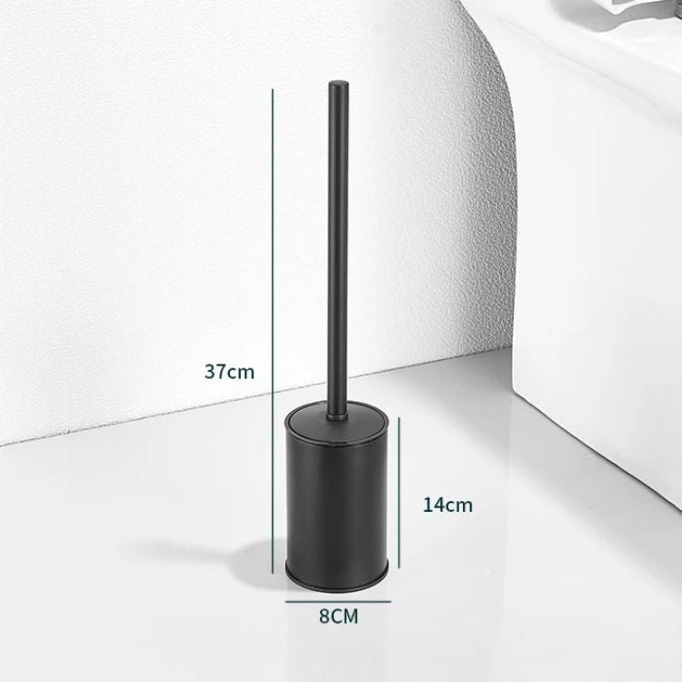 Set of mounting hardware for installing a toilet brush holder.