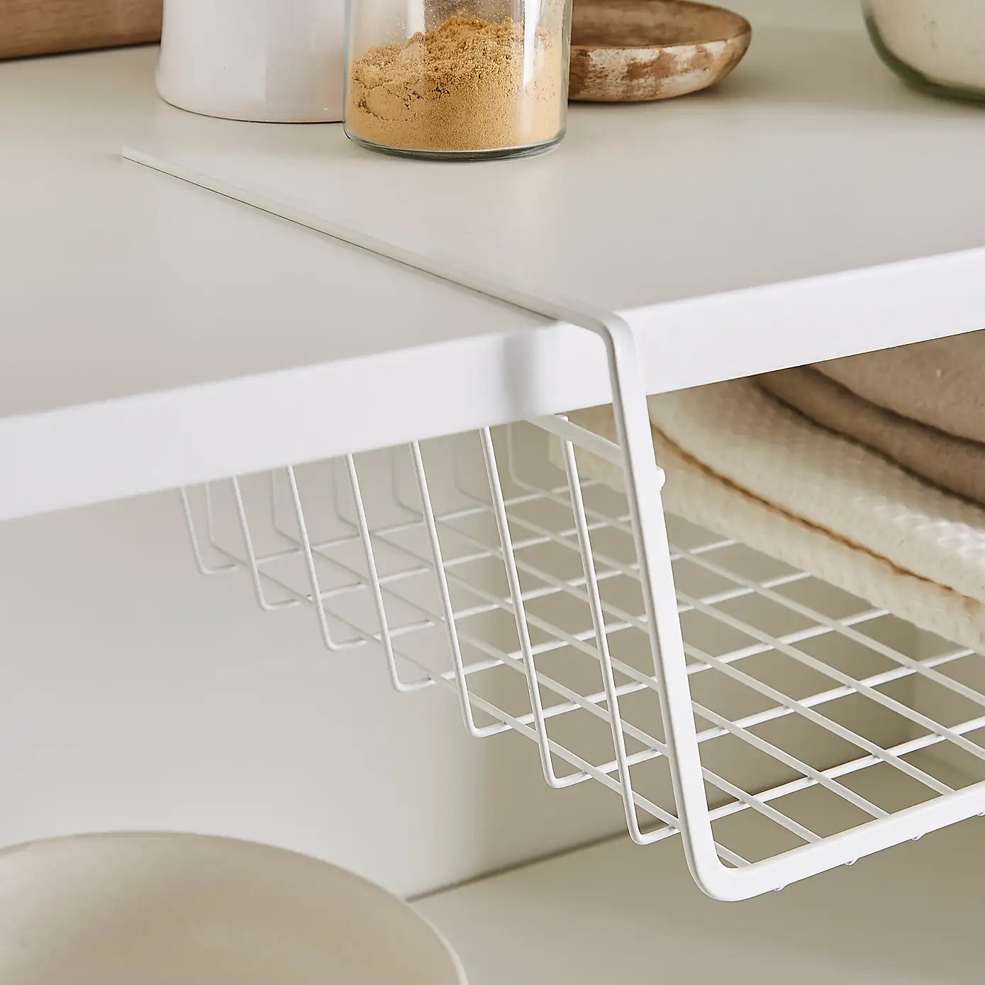 Wire Under-Shelf Storage Basket