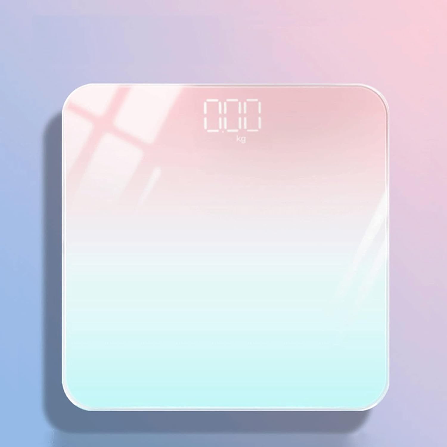 LED Display Bathroom Scales Gradient Colour