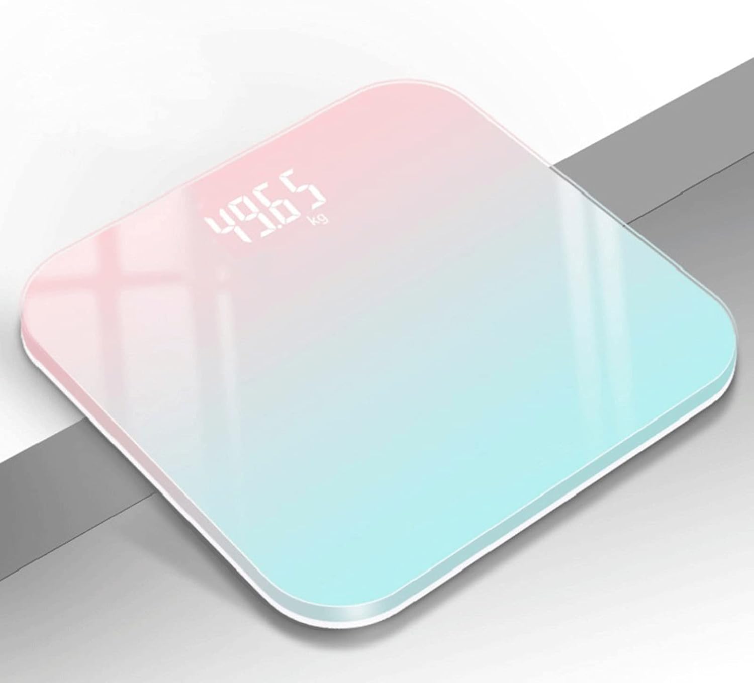 LED Display Bathroom Scales Gradient Colour