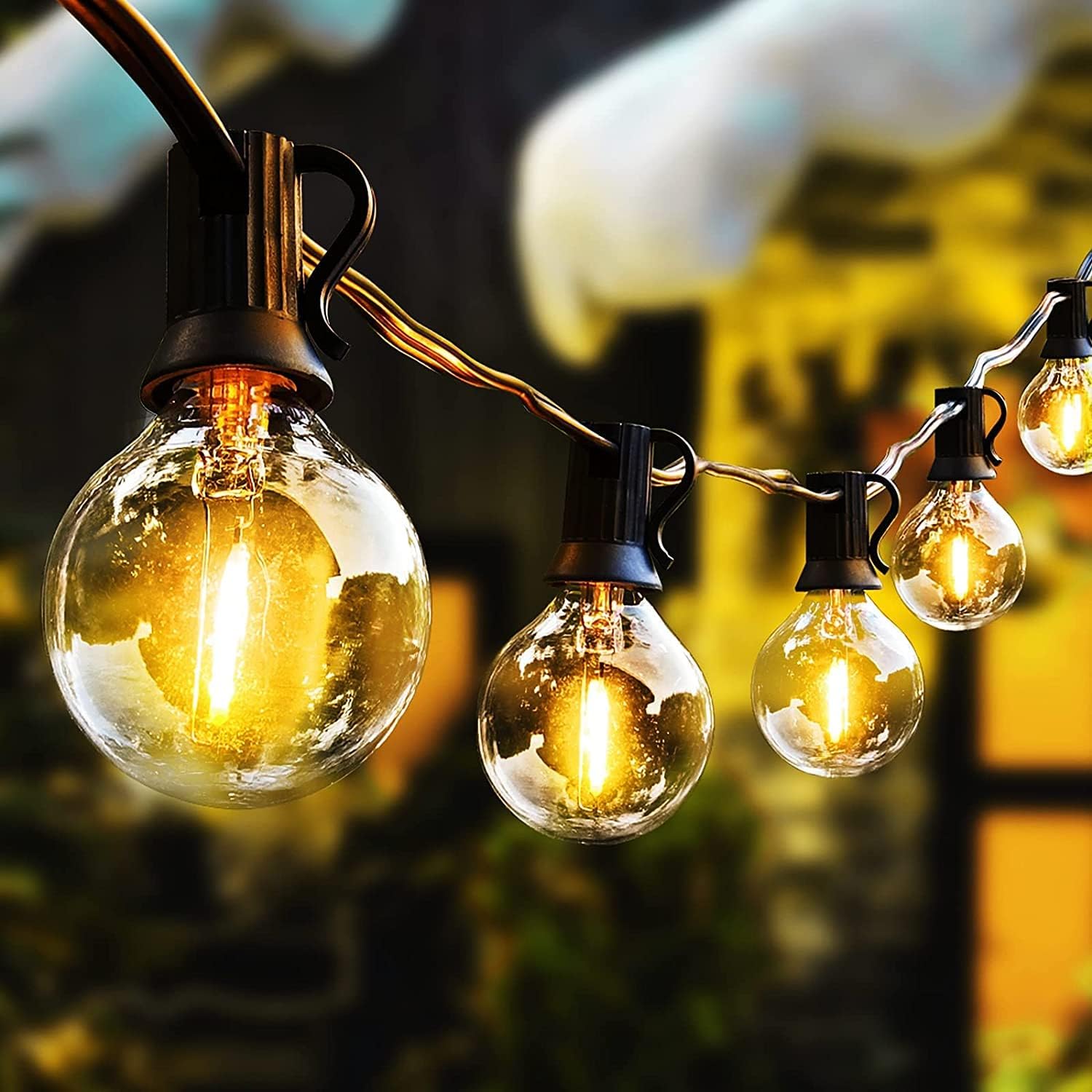 Ball String Mains Powered Garden Lights LED