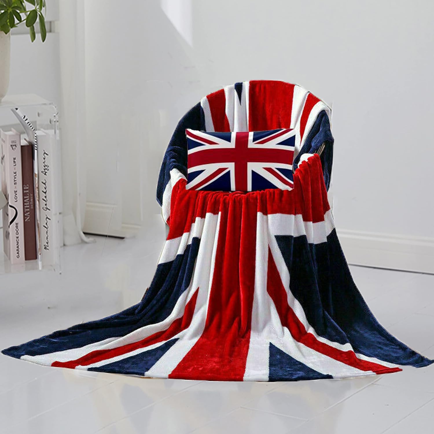 Union Jack Soft Fleece  Large Blanket Throw