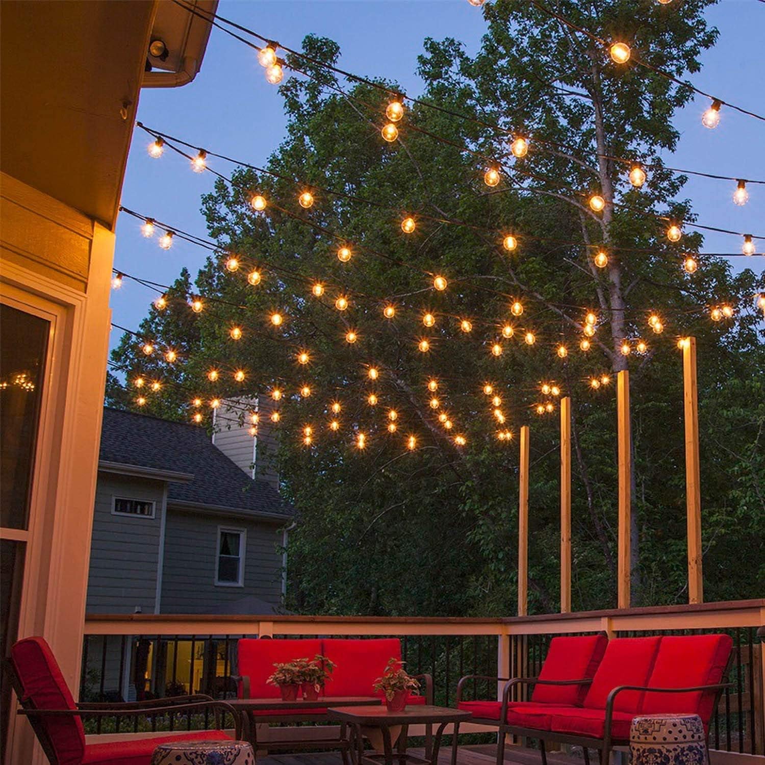 Ball String Mains Powered Garden Lights LED
