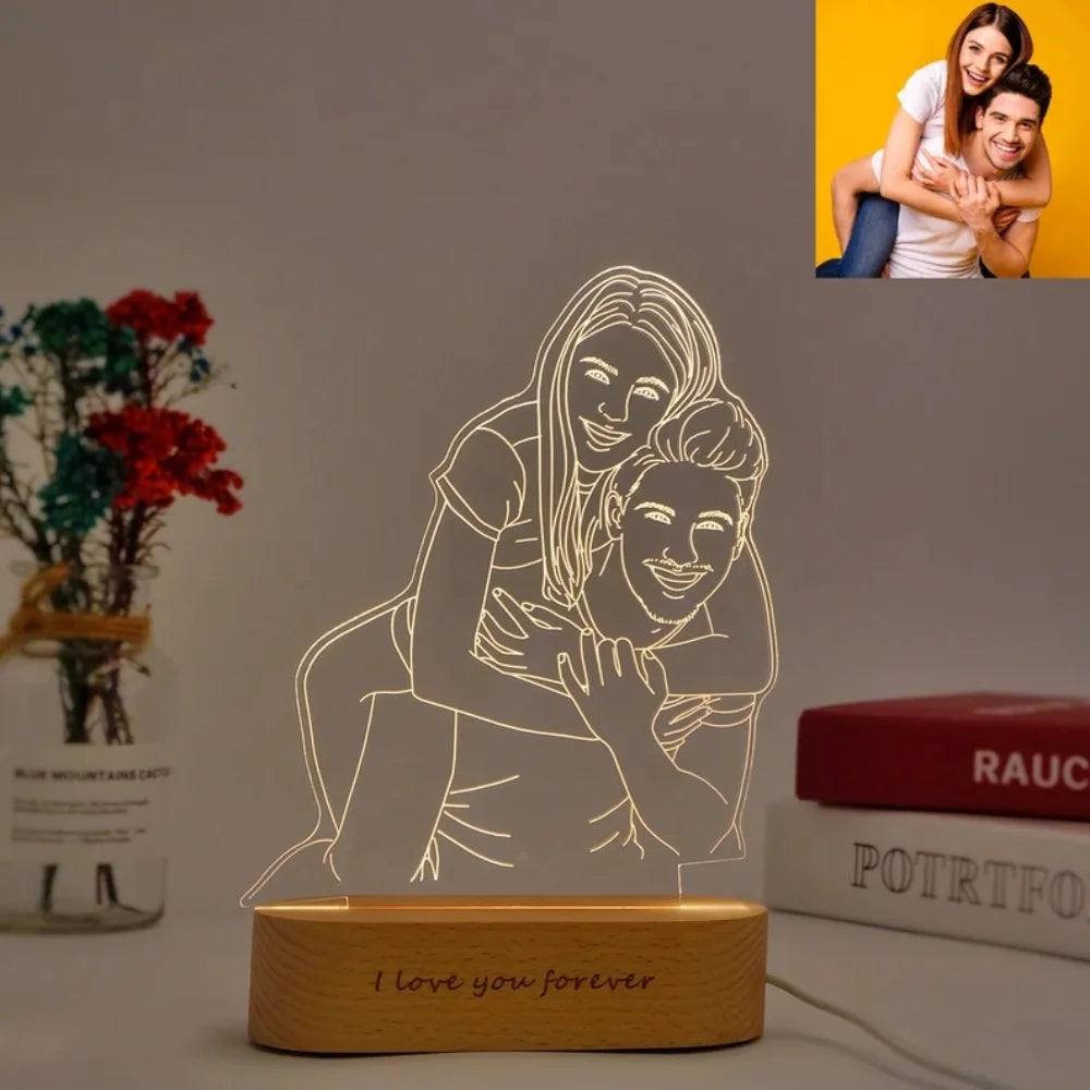 Personalized 3D Photo Lamp
