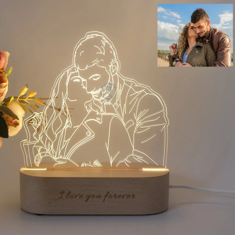 Personalized 3D Photo Lamp