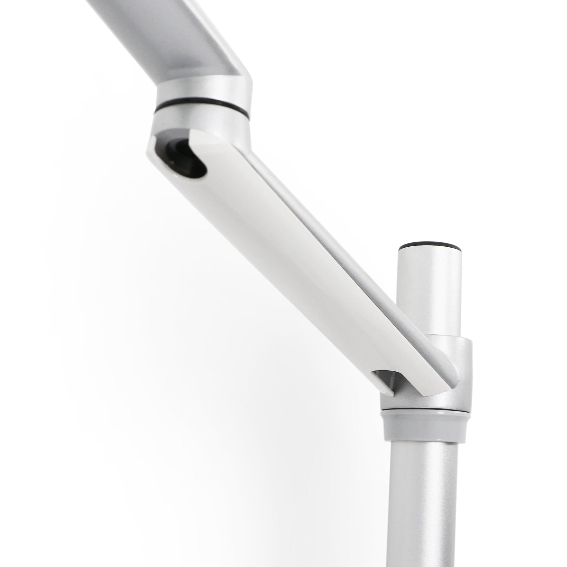 Monitor Arm Desk Mount Single Arm Tilt & Swivel Bracket Silver