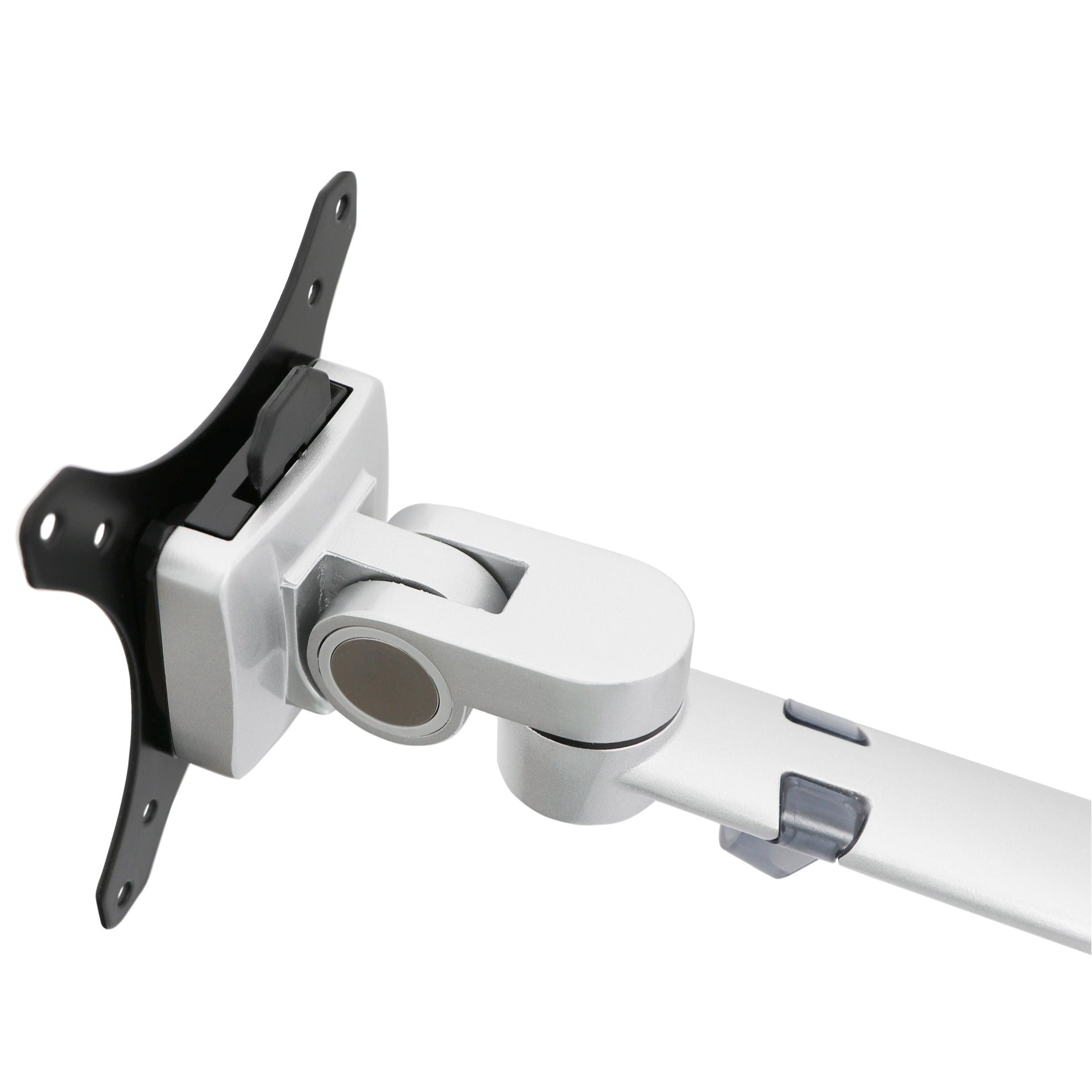Monitor Arm Desk Mount Single Arm Tilt & Swivel Bracket Silver
