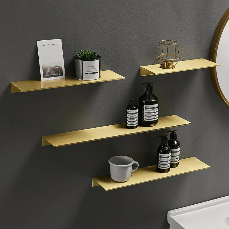 Brushed Aluminium Storage Shelf