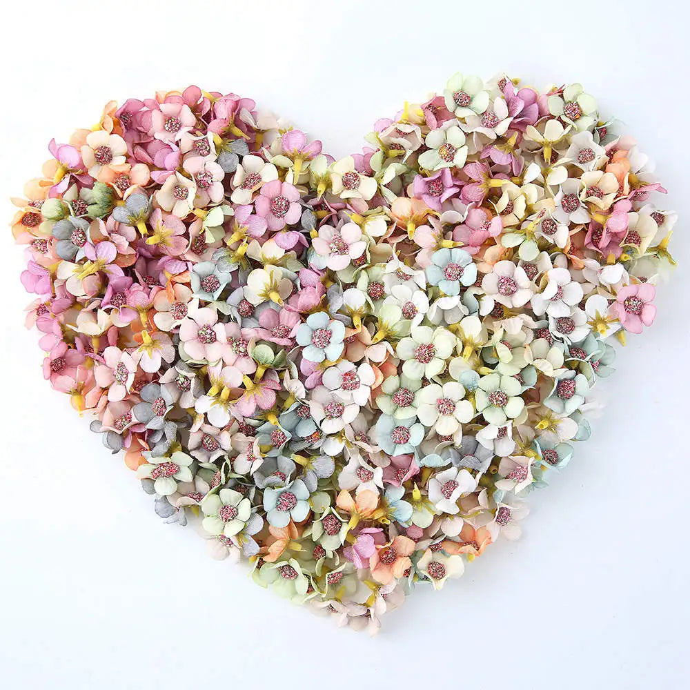 100 Artificial Silk Daisy Flowers
