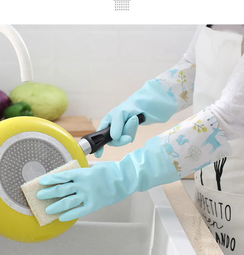 Rubber Gloves Household Cleaning Extra Long