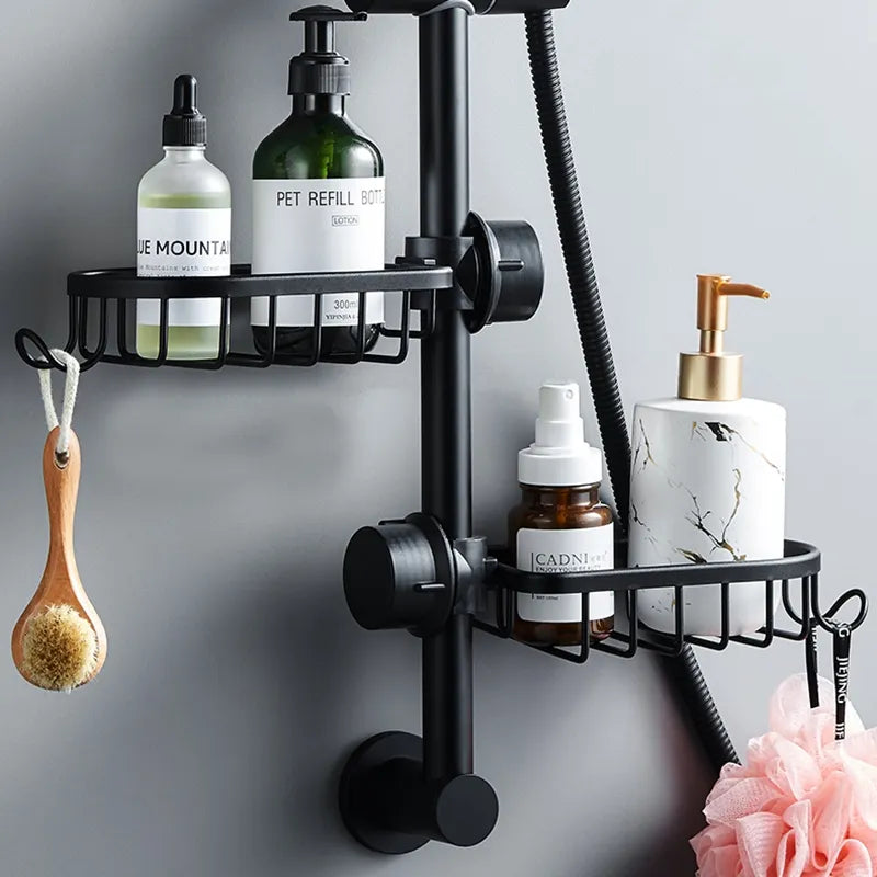 Shower Caddy No Drill Bathroom Rail