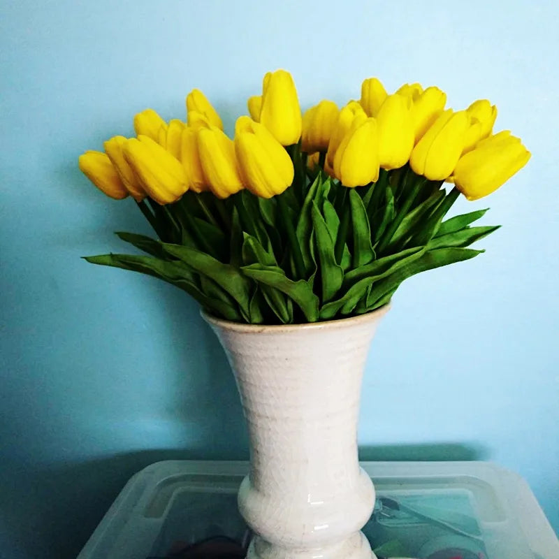10 Stem Artificial Tulip Bouquet