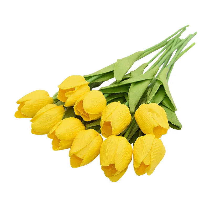 10 Stem Artificial Tulip Bouquet
