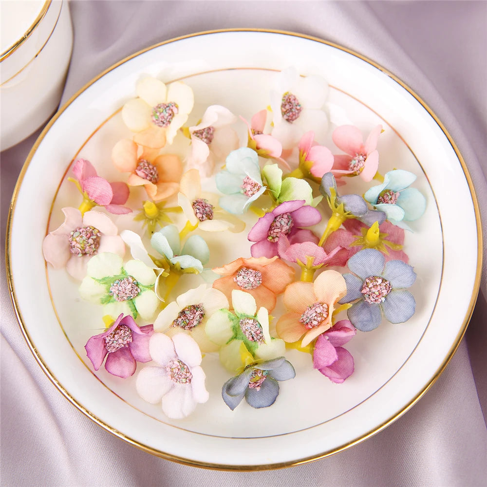 100 Artificial Silk Daisy Flowers
