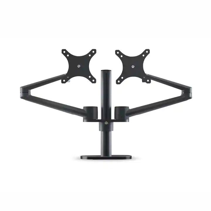 Dual Monitor Arm Desk Mount Bracket Black