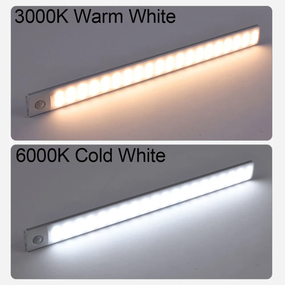LED Lights Motion Sensor Under Counter Wardrobe
