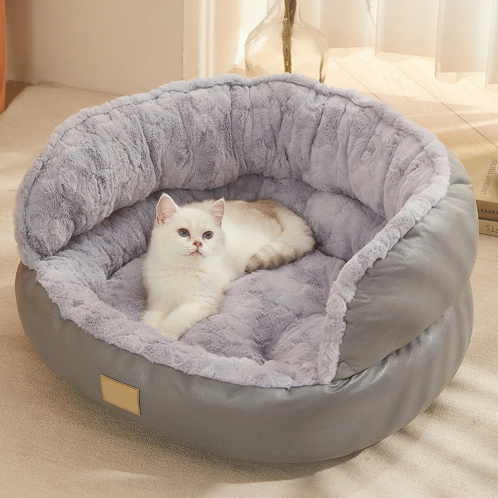 Round Dog Bed Pet Sofa