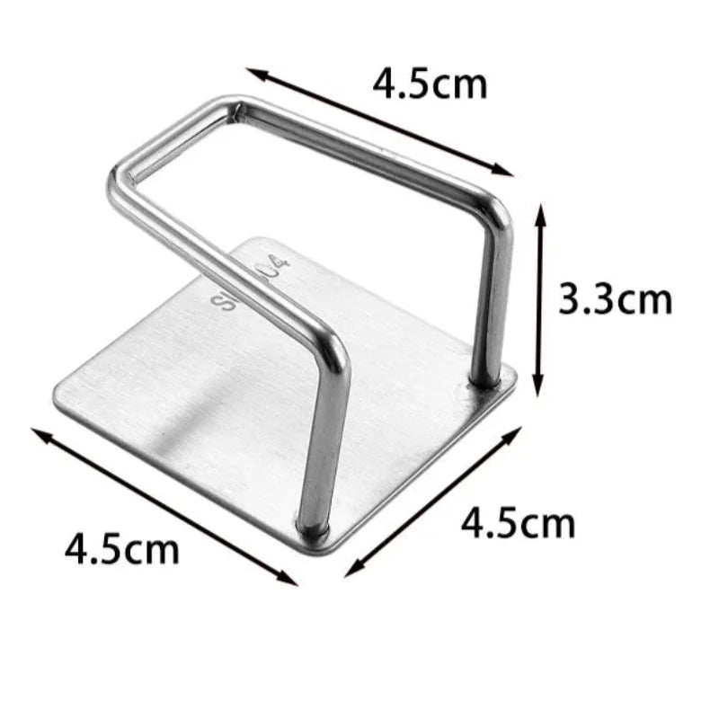 Set of Three Adhesive Sponge Holder Wall Hooks