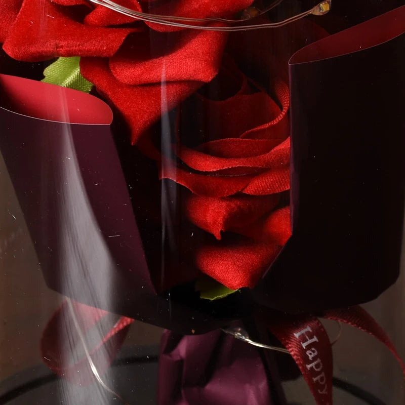 Eternal Rose Bouquet in Dome