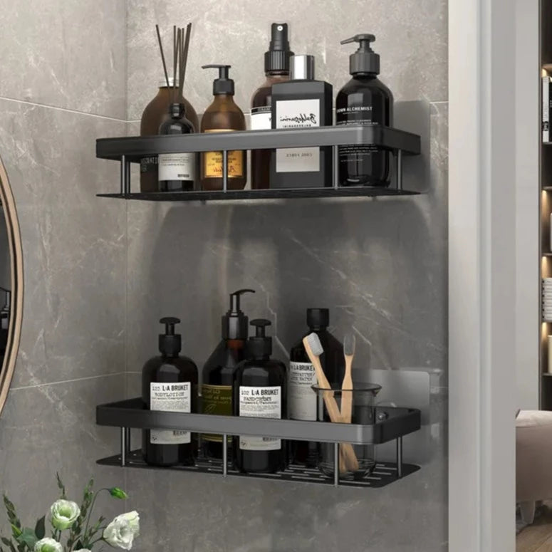 Bathroom Shower Shelf Storage No Drill