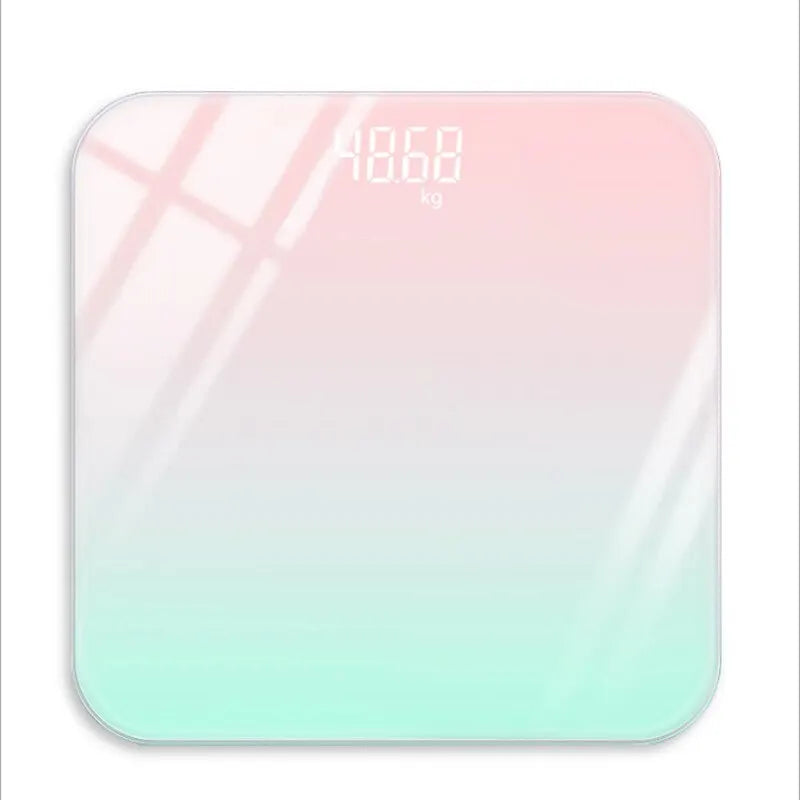 LED Display Bathroom Scales Gradient Colour