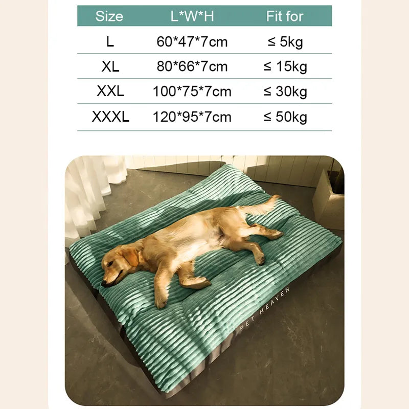 Luxury Corduroy Dog Bed Pet Mattress