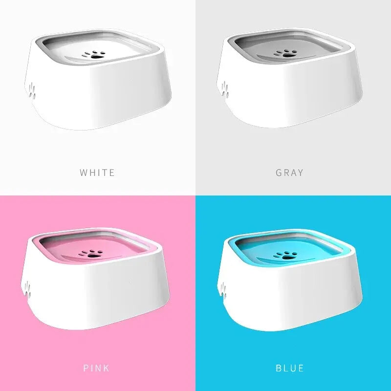Slow Drinking Pet Water Bowl Anti Spill Dog Cat