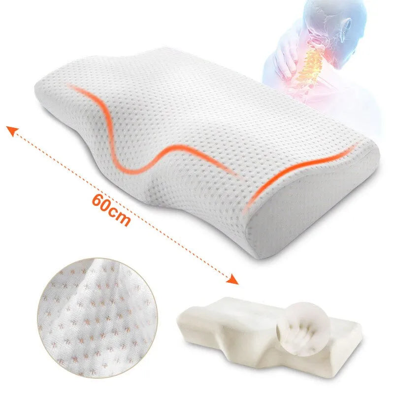 Orthopeadic Cervical Memory Foam Pillow For Neck Pain