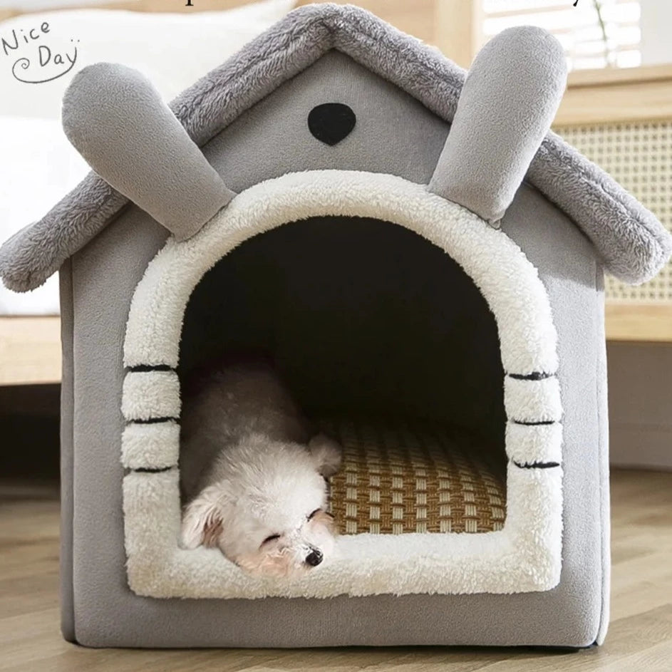 Fluffy Indoor Pet Bed House