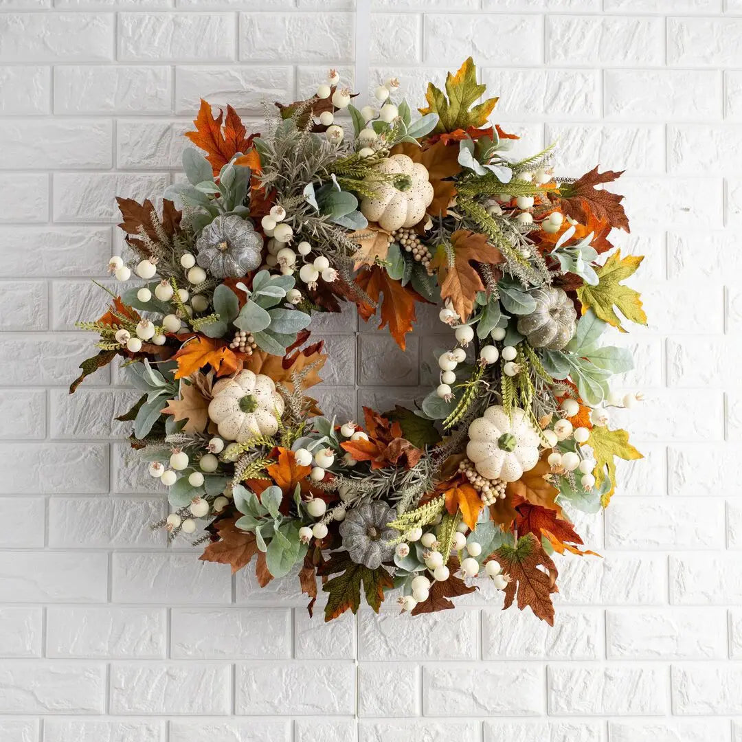Pumpkin Autumn Wreath