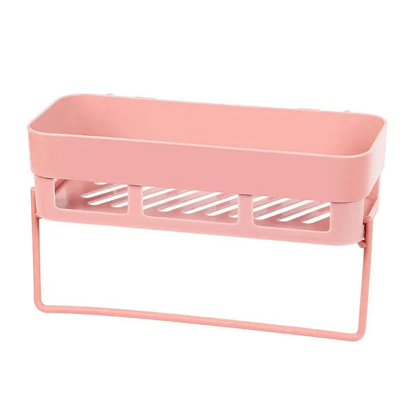 Wall Mounted Shower Caddy Storage Plastic