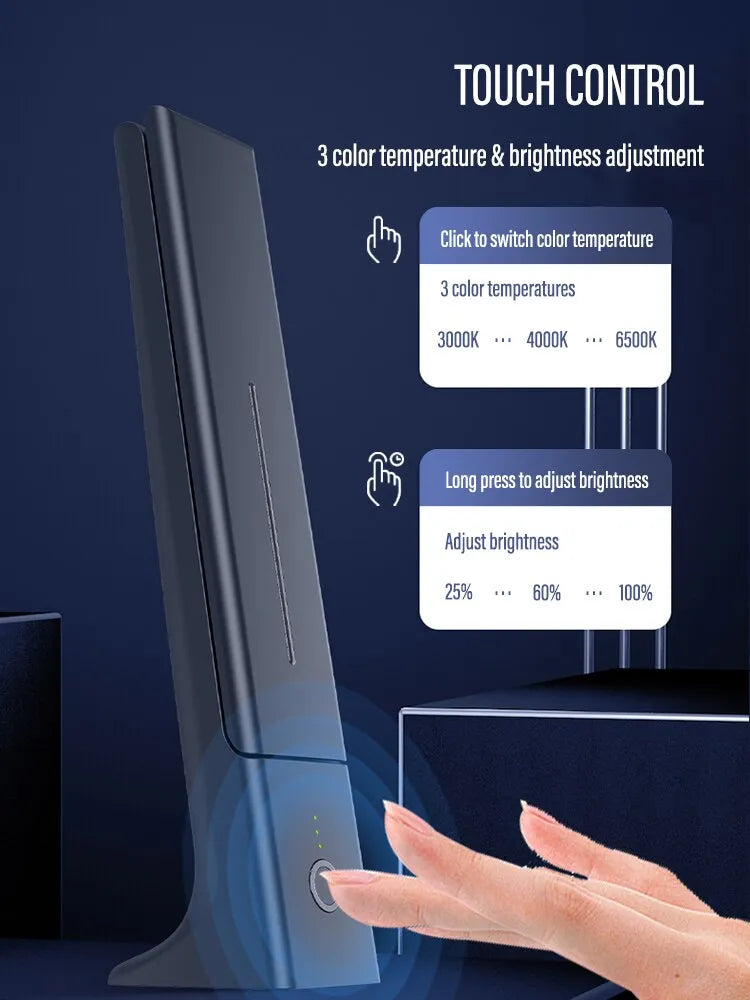 Eye Care LED Folding Desk Lamp Adjustable