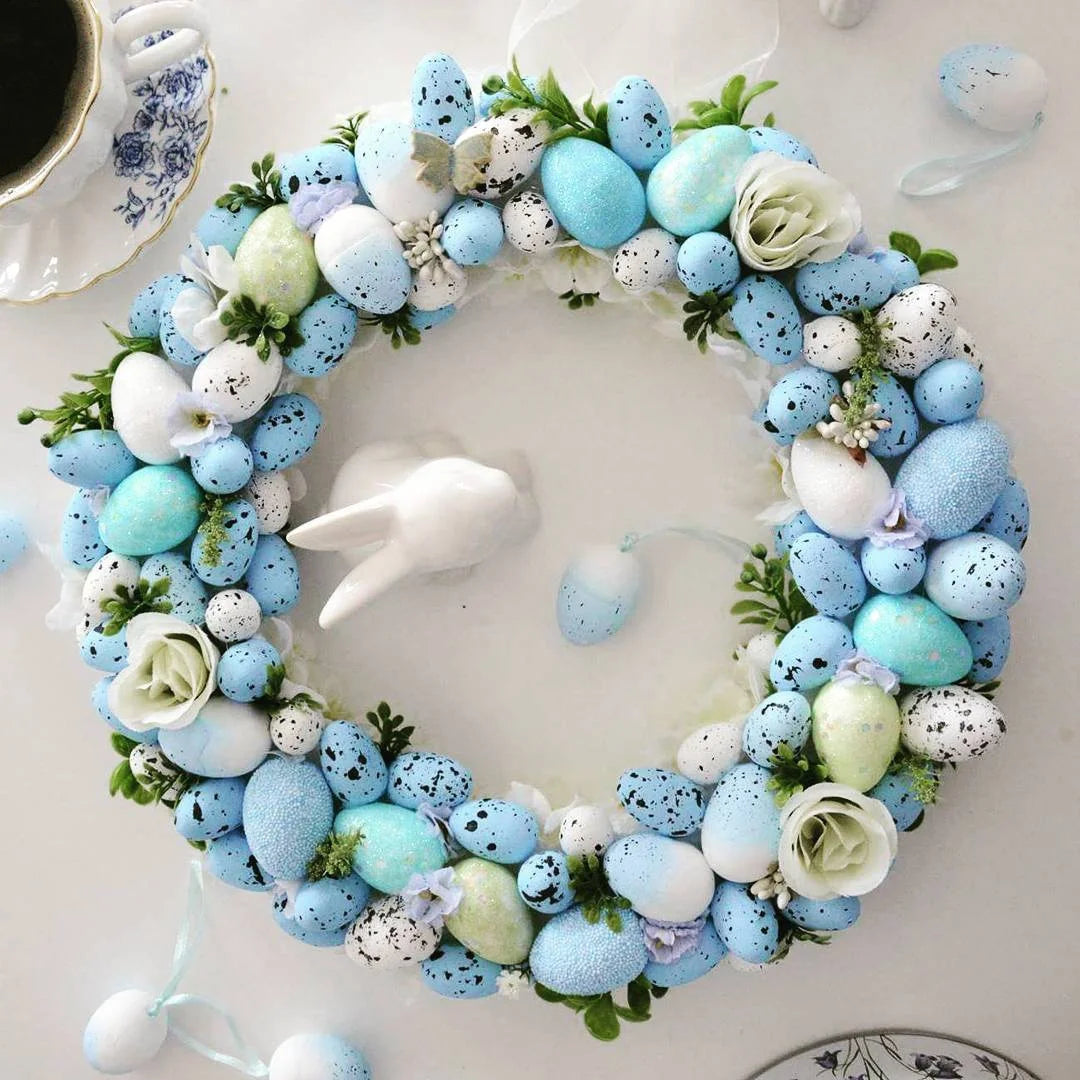 DIY Rattan Easter Wreath