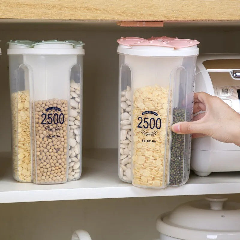4 Compartment Food Storage Container