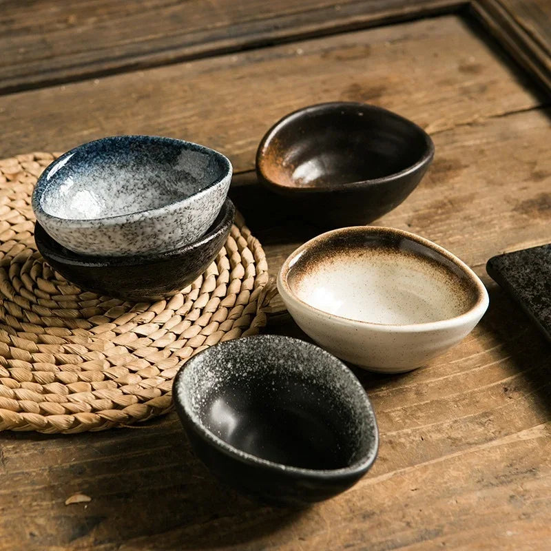 Mamezara Shaped Japanese Sauce Dish
