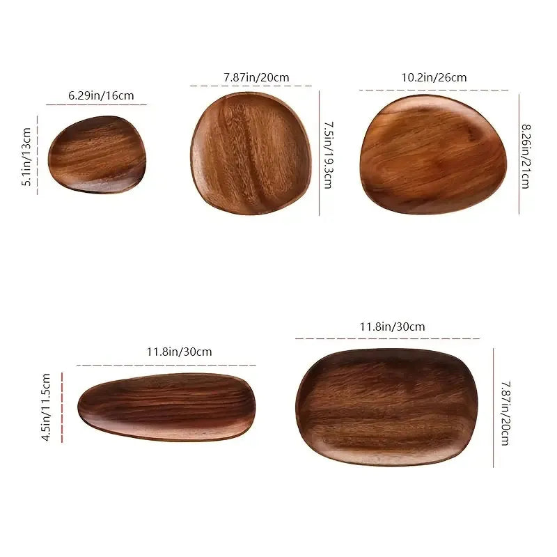 Wooden Serving Plates