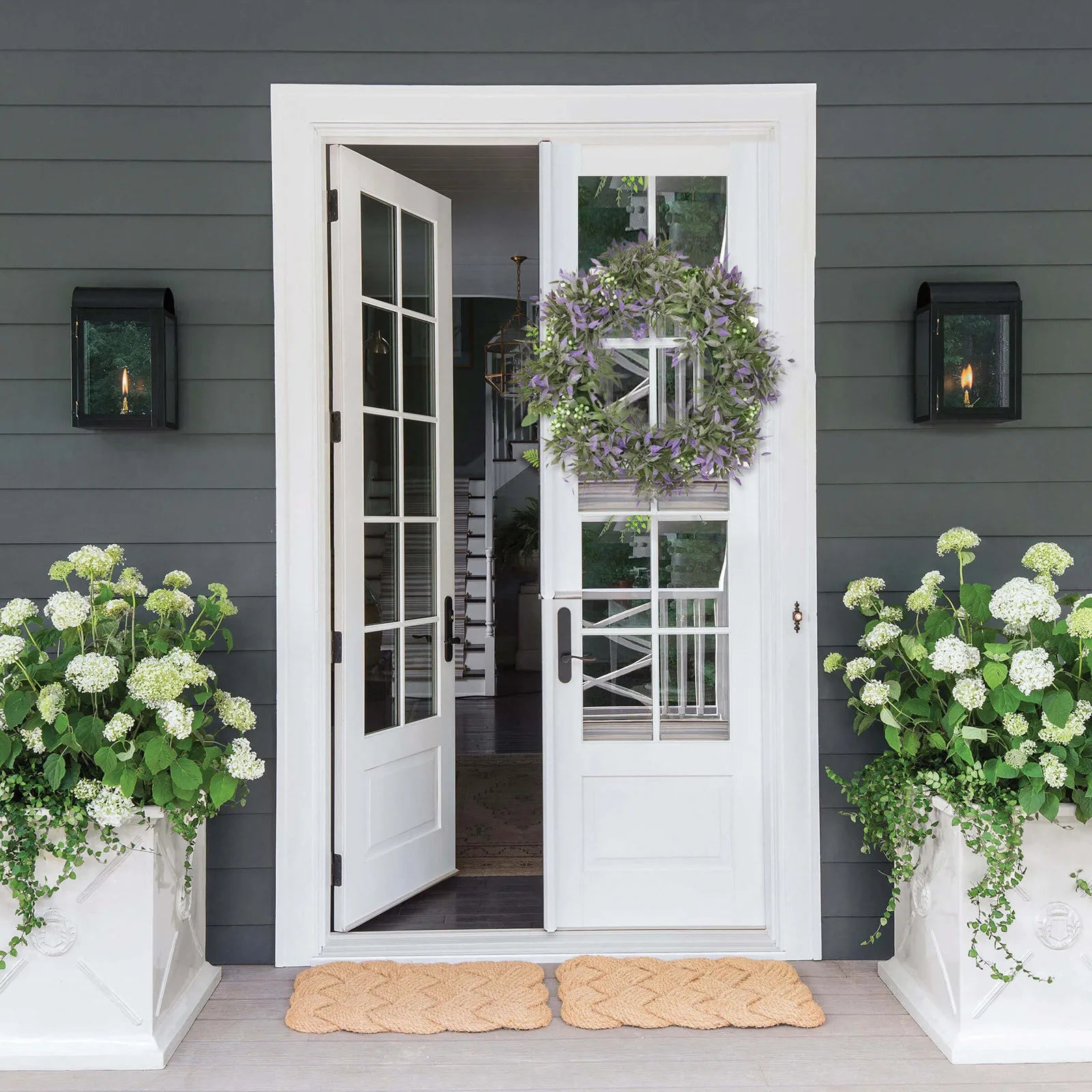 Lavender Door Wreath