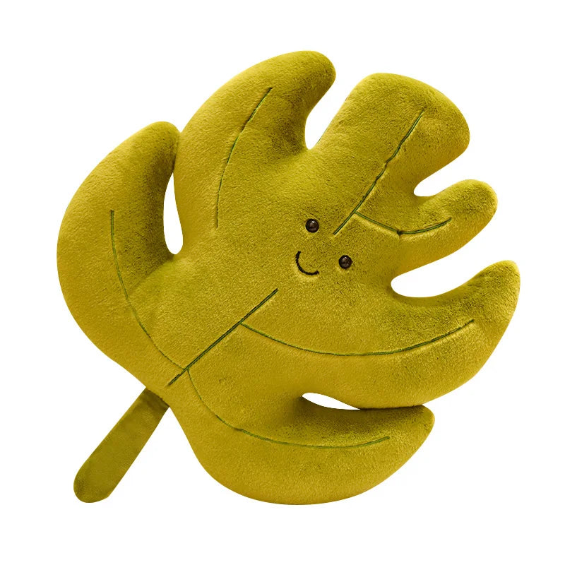 Plush Leaf Toy Cushion