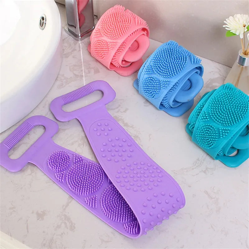 Body Silicone Shower Exfoliator Scrubber