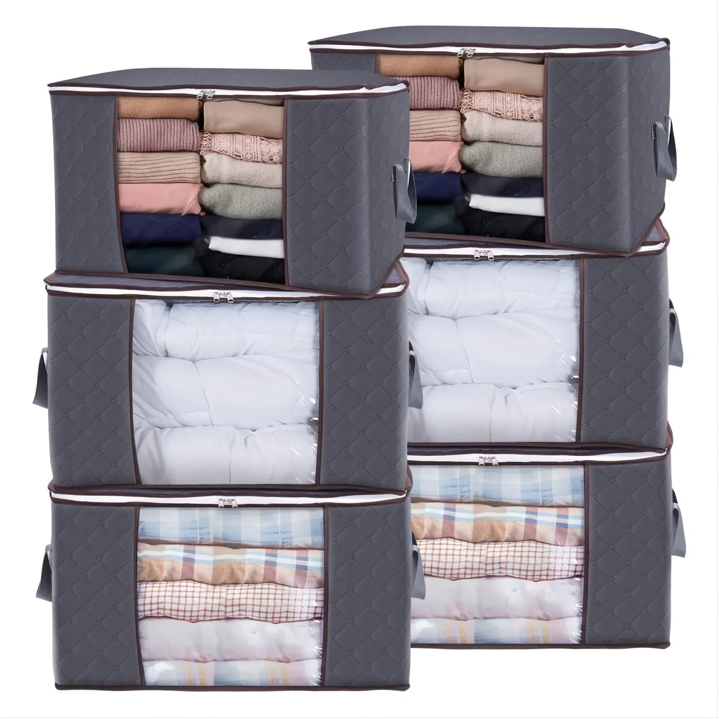 Large Storage Bag Set for Clothes or Duvets