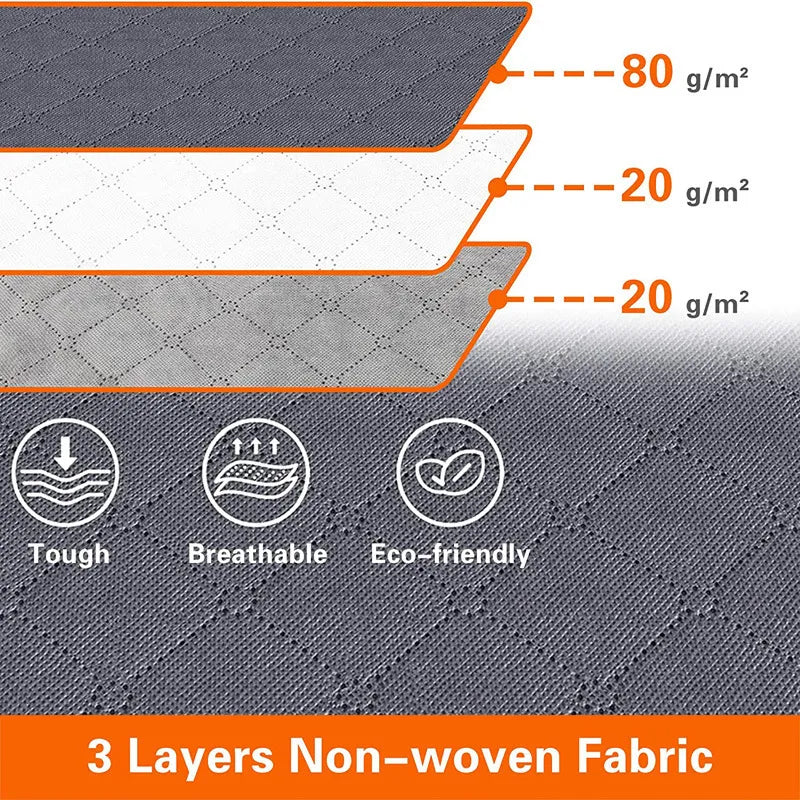 Fabric Underbed Clothing Storage Bag Black or Grey