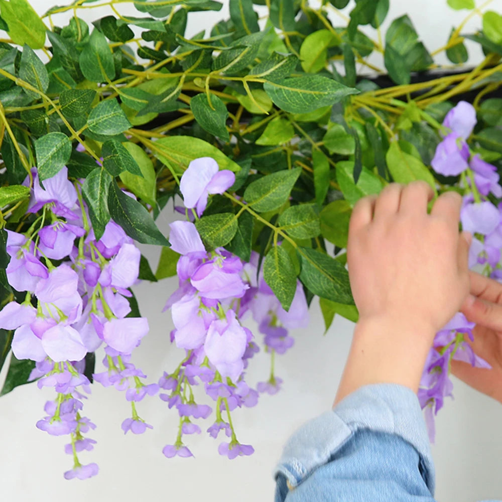 Artificial Wisteria Garlands