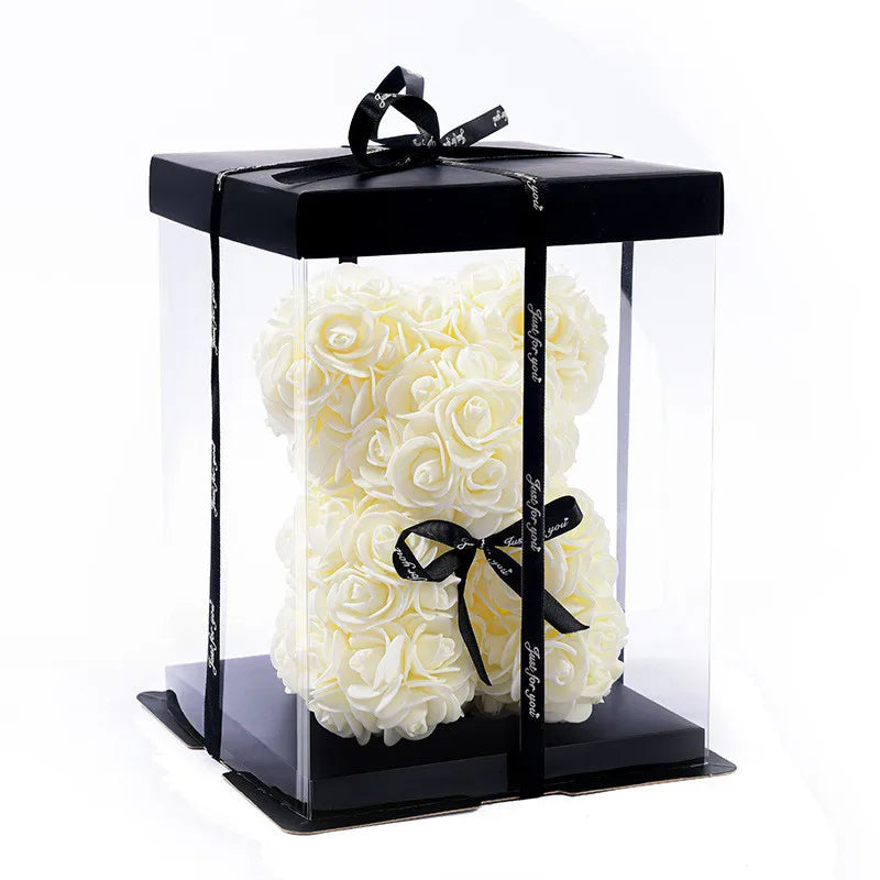 Rose Petal Bear in Gift Box