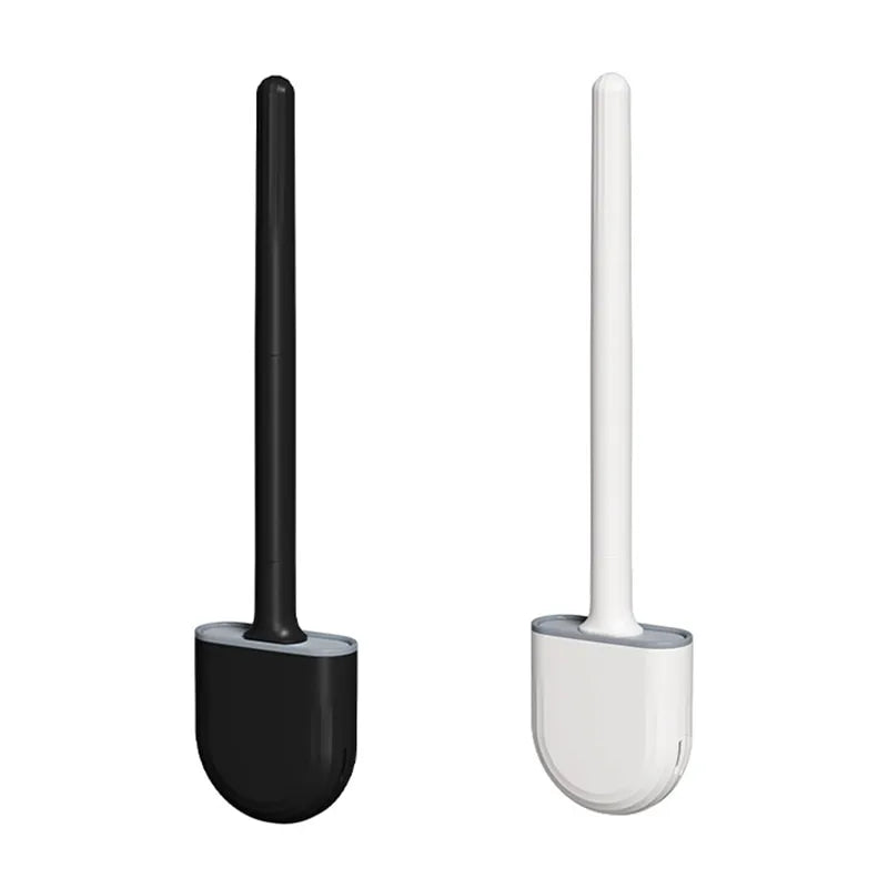Silicone Toilet Brush and Holder Wall Mounted