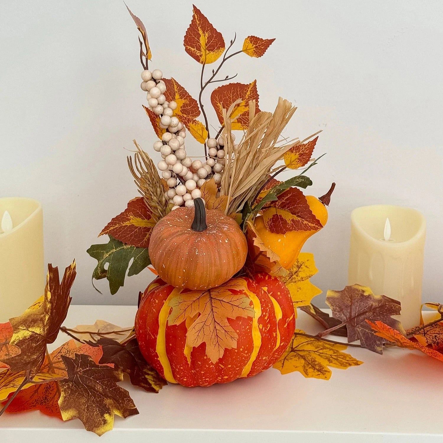 Autumn Table Decor Pumpkin