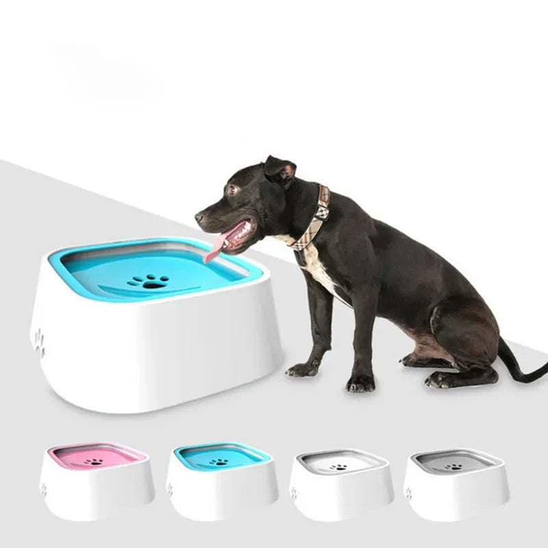 Slow Drinking Pet Water Bowl Anti Spill Dog Cat