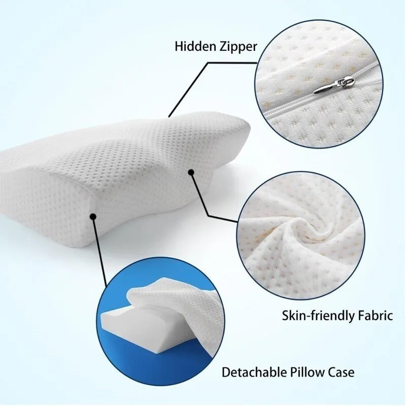 Orthopeadic Cervical Memory Foam Pillow For Neck Pain