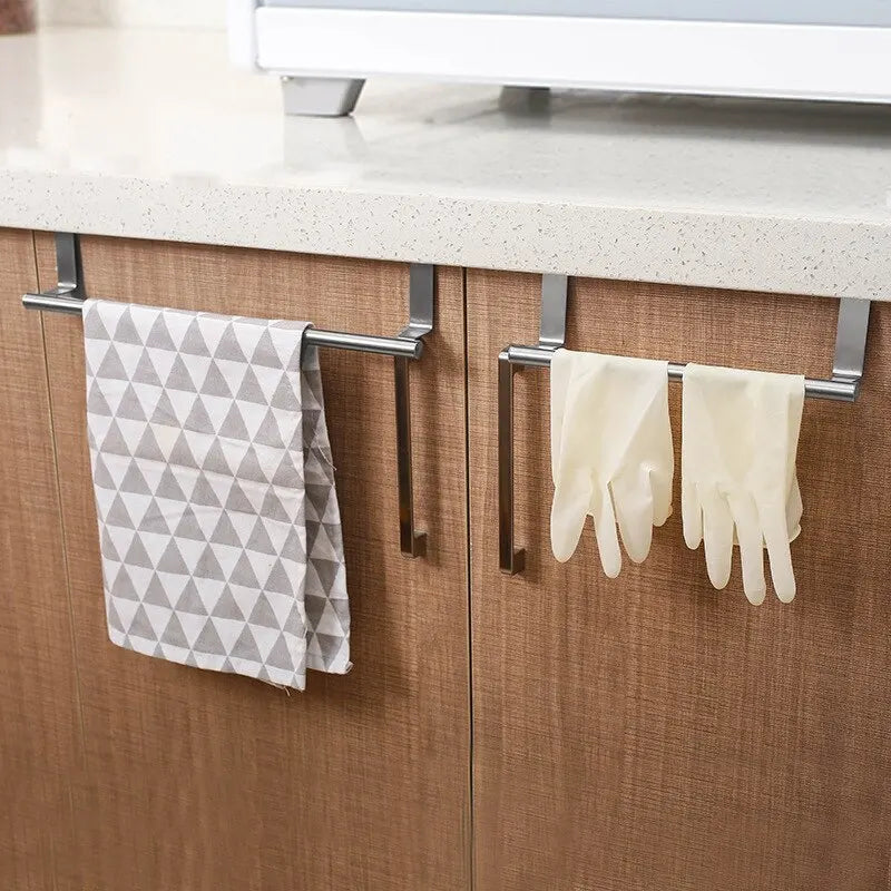 Over the Door Tea Towel Rack Kitchen