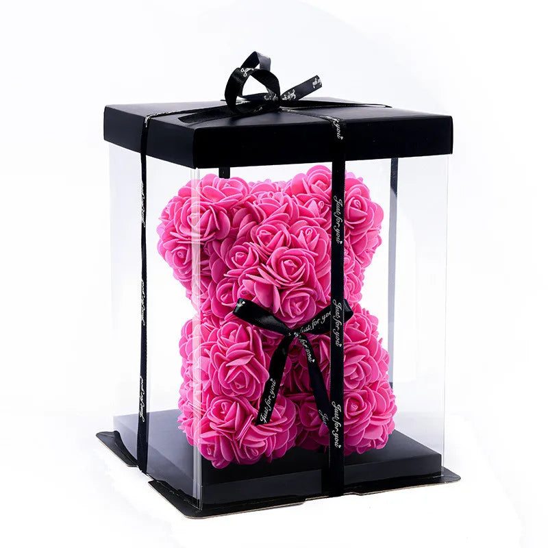 Rose Petal Bear in Gift Box