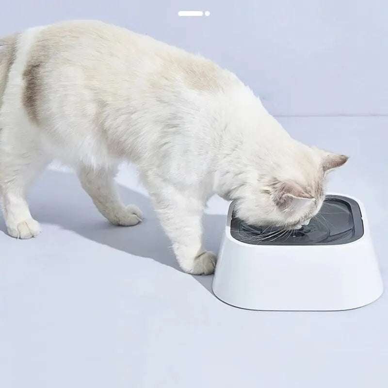 Slow Drinking Pet Water Bowl Anti Spill Dog Cat
